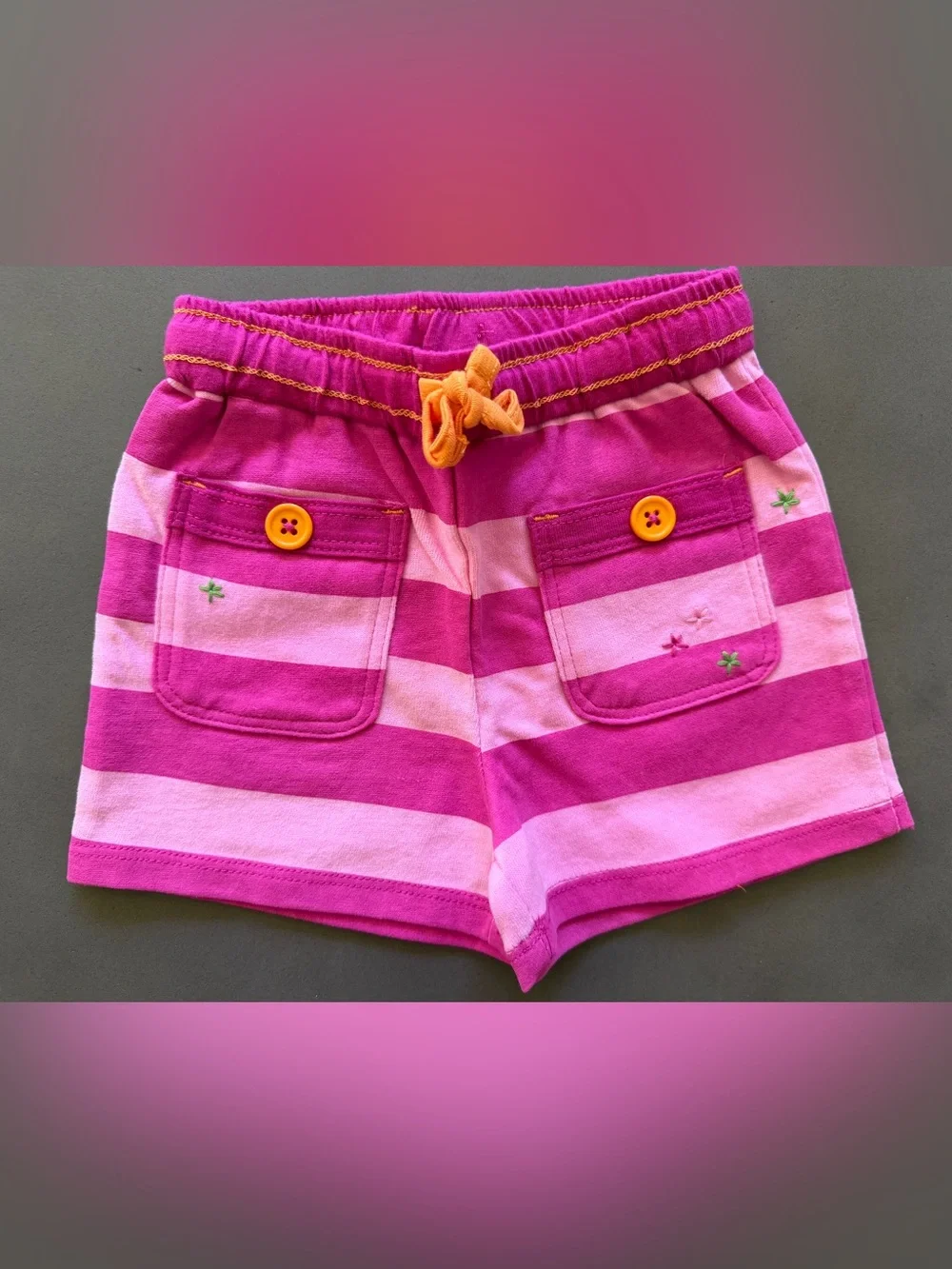 NWT Hatley Surfer Girl Striped Shorts & Tank Set 6-12M Outfit